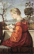 CARPACCIO, Vittore The Virgin Reading fd Spain oil painting artist
